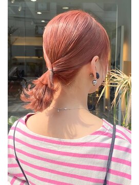 タイドヘア 茨木店(TIDE HAIR) コーラルピンク