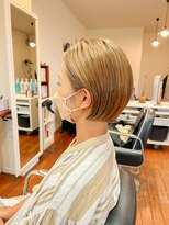 ヘアサロン マコ(Hair Salon maco) ハイトーンボブ