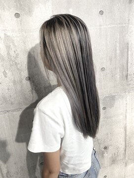 メゾン(Maison) バレイヤージュ×ホワイトシルバー