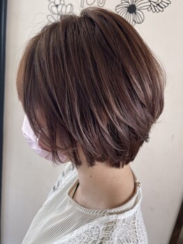 レモーリア 己斐店の写真/【西広島駅すぐ】明るさはキープしながら白髪はしっかりカバー☆いつまでも若々しくいるためにケアを♪