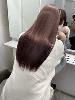 キング 枚方店(K!ng)&nbsp;ハイライトカラーミルクティーベージュケアブリーチダブルカラー