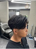 毛流れセンターパート
