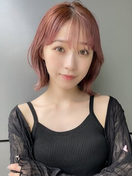 トルネード(TORNADO) 韓国ボブ くびれボブ タッセルカット 顎下ボブ 表参道 A0902