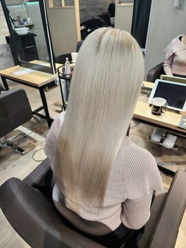 ウェーブ(WAVE) 【WAVE】ハイトーン/ダブルカラー/ホワイトシルバー