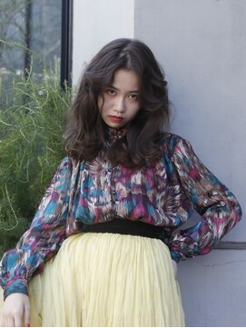 リブロ 三軒茶屋(LIBRO) ヒッピー×くせ毛風セミロング