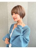 【小原】イメチェン外ハネボブ美髪ワイドバングレイヤーショート