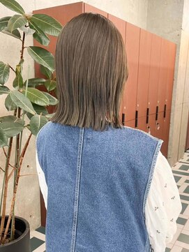 ノエ(noe) ホワイトグレージュ/デジタルパーマ/チェリーブラウン/栄h88