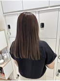 極細ハイライト×ナチュラルミルクティーベージュ