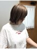 ブリーチありダブルカラー+トリートメント　￥12,500～