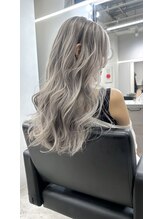 ジゼル 梅田(GiseL) バレイヤージュ　海外風　ホワイトベージュ