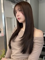 トリッカ シブヤ(TRICCA SHIBUYA)&nbsp;簡単スタイリング/レイヤー/ミディアム/顔周りカット/韓国風