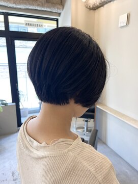 ヌース(NOUS) 【nous】黒髪ショート/大人ショートボブ/レイヤーカット