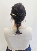 《e'sイーズ鎌倉》エレガントな女性に。編み下ろしヘアアレンジ