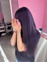 ダズリングディア(Dazzling Deer)&nbsp;パープル／ロング／ストレート／暗めカラー／レイヤーカット