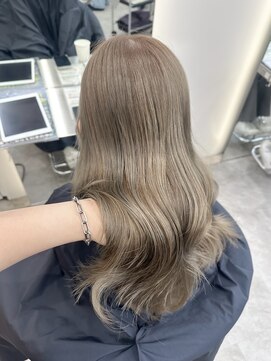ロンドリゼル 札幌(Lond RiseL) ◯ オリーブグレー/韓国/レイヤーカット/髪質改善/縮毛矯正/札幌