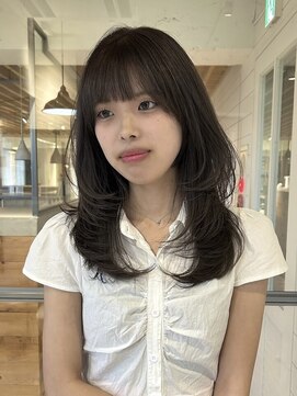 メロウマン(mellowman) ワンカールで簡単レイヤーカット/くすみグレージュ