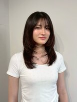 ラヴィズム(LUVISM)&nbsp;顔周りレイヤー/ダブルカラー/髪質改善/ケアブリーチ万代新潟駅