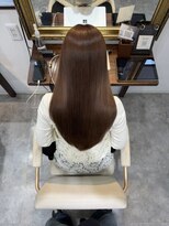 ネウィサリュー 立川(newi saLyu)&nbsp;髪質改善透明感カラー顔まわりレイヤーカット韓国20代30代40代