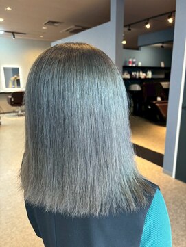 パーミルヘアーピピ(permille hair pipi) 切りっぱなし×シルバー