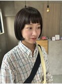 ワンホンレイヤー/ミルクティーブロンド/ダークブルー/佐賀駅
