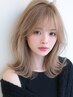 【理想の透明感カラーへ☆】ダブルカラー+うる艶トリートメント ¥23100→