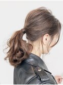 デジタルパーマをかけてアレンジ時短!