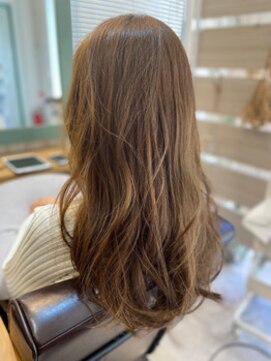 リーフ ヘアアンドリラクーゼーション(Leaf hair&relaxation) ブリーチなし！ヌーディカラー☆