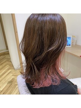 ルアナ ヘア アンド トリートメント(Luana) いちごミルクなインナーカラーstylist高橋