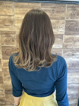 アラモア 国立(Alamoa) ミントグレージュ【3Dハイライトブリーチあり】