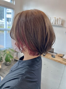 レポ(LEPO) インナーカラーピンク