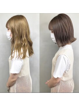 ジーナ 勝どき(Zina) 髪質改善＊大人かわいいコテ巻き＊デジタルパーマ【Zina勝どき】