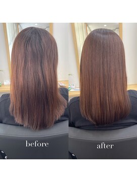リアン 四条大宮店(Lien) 『髪質改善』ストレートエステ（縮毛矯正）（リタッチ可）