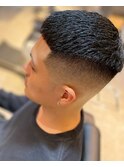 クロップ ハイスキンフェード バーバースタイル