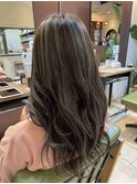 3Dハイライト×グレージュ