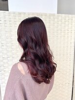 リベラ(LIBERA) ★小顔レイヤールビーピンク ふんわりカール ラフウェーブ