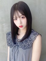 アイティーバイアルバム 北千住店(IT by ALBUM)&nbsp;ナチュラルストレート_大人ガーリーチョコレート_ba403331