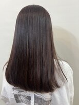 ティンク 横浜(Tink)&nbsp;ストレート×光沢ブラウン/Tink横浜　小林　あかり