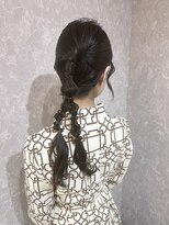 エノルア(enorua)&nbsp;ヘアアレンジ編みおろし