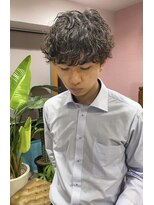 メトメ(METOME)&nbsp;［お客様ヘア］波巻きパーマ×マッシュヘア