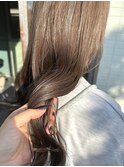 髪質改善　艶髪　ニュアンスカラー　ストレート
