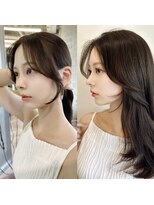 ユー(juu.)&nbsp;【juu./星ヶ丘】小顔になれる顔まわりカットbefore/after