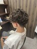 ツイストスパイラルパーマ+メンズカットスパ　スタイリスト指名のみ