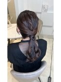 決めすぎないゆるっとヘア♪