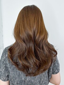 アルバム 新宿(ALBUM SHINJUKU) 似合わせカットウェーブミディアムマロンベージュ_ba538462