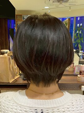 ヘアリゾート粋 ティガ 池袋店(tiga) ショートカット/ダークブラウン