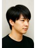 【初回】カット+縮毛矯正・髪質改善　17600(フェード+1100)　[柏/メンズ]