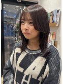 髪質改善、ラベンダーブラウン（堀）