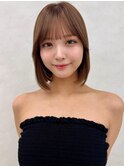 レイヤー/ネビージュ/韓国ヘア/イメチェン/縮毛矯正/中野/
