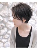 #大人ショート#ショートボブ#ダークブラウン