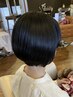 1．安心安全で健康的に黒髪を育成するノンジアミングレイカラー(ショート)